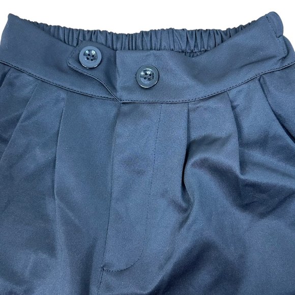 Women Dress Pants Size XS P Black High Rise Elastic Waist Leg Straight Stretch - Picture 5 of 9